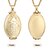 cheap For Women-Personalized Photo Necklace Custom Best Gift for Mom Wedding Gift for Lover Stainless Steel Gold Locket with 4 Photos