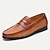 abordables Mocassins en cuir de qualité supérieure-Mocassins en cuir de vachette gaufré de qualité supérieure pour hommes - design texturé élégant pour les occasions décontractées et formelles