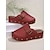 billige Casual sandaler-kvinders peep-toe wedge muldyr med spændestropper og besat accenter – komfortable slip-on sandaler til fritidstøj og sommerudflugter
