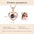 abordables Para mujeres-Collar de Proyección de Foto Personalizado - Regalo Ideal para Mamá - Colgante en Forma de Corazón con Foto Personalizable Regalo Considerado para Boda Aniversario o Recuerdo para Tu Amante