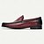 abordables Mocassins en cuir de qualité supérieure-Mocassins en cuir de vachette perforé de qualité supérieure pour hommes - chaussures à enfiler respirantes pour les affaires et les loisirs