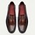 abordables Mocassins en cuir de qualité supérieure-Mocassins en cuir de vachette perforé de qualité supérieure pour hommes - chaussures à enfiler respirantes pour les affaires et les loisirs
