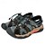 abordables sandalias de exterior-Sandalias de exterior con punta cerrada para hombre: diseño duradero de gamuza y malla con correas ajustables, suela antideslizante, perfectas para caminatas y aventuras de verano.