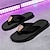 billige Uformelle sandaler-mænds afslappede flip flops - slidstærk tekstureret sål med flettede stropper til strand, pool og hverdags sommertøj