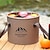 cheap Camping Accessories-Outdoor Foldable Water Bucket Large-capacity Camping Portable Storage Bag Travel Multi-functional Soaking Bucket Fishing Bucket