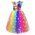 economico Abiti Unicorno-Bambino Da ragazza Vestito da festa Arcobaleno Unicorno Senza maniche Prestazioni Compleanno Retato Bellissimo Dolce Poliestere Al ginocchio Vestito da festa Abito linea A Abito in tulle Estate 4-12