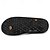 billiga Kjol sandaler-svarta flip flops för män med bekväm fotbädd, avslappnad slip-on design för dagligt slitage och avkopplande