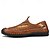 abordables Chaussures sans lacets &amp; mocassins-Homme Mocassins et Slip On Mocassins de confort Maille Microfibre Confortable Antidérapantes Mocassins Noir Bleu Marron