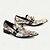 abordables Chaussures de Costume Élémentaires-chaussures habillées à enfiler en cuir multicolore pour hommes avec embout décoratif en métal et accent de bijoux - mocassins formels en cuir de vachette de qualité supérieure pour les fêtes et les mariages