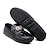 billige Hyttesko til mænd-mænds krokodillemønster loafers i imiteret læder – luksus slip-on dress sko med metal løve dekoration til formelle og afslappede lejligheder