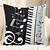 cheap Quotes&amp;Saying Style-Decorative Toss Pillows Cover 1PC Graphic Music Soft Square Cushion Case Pillowcase for Bedroom Livingroom Sofa Couch Chair Summer Spring