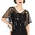 billige Kappe Sjal-sweetv kvinders 1920&#039;er sjal wraps, pailletter beaded flapper aftensjaler til kvinder formel/fest/bryllup/formel/harlem night