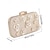 voordelige Clutches &amp; Avondtasjes-dames 3d bloemen clutch met parel accenten en gouden ketting – stijlvolle avondtas voor bruiloften, feesten en formele gelegenheden zilver zwart goud