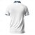 abordables Polo classique pour homme-Homme Rayé Polo de rugby Manche Courte Polos Chemises à Col Occasionnel École Extérieur Sports Tenue quotidienne Impression 3D Été Printemps Automne Blanche Vert Claire Bleu