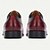 baratos Sapatos Sociais Clássicos-sapatos oxford masculinos de couro trançado vermelho e preto – couro de vaca premium, detalhes brogue, sapatos sociais formais para reuniões de negócios e ocasiões especiais