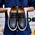 cheap Semi-Formal-Men&#039;s Casual Lace-Up Shoes – Vibrant Faux Leather Upper, Lightweight Design, Non-Slip Sole, Perfect for Everyday Wear and Summer Outings