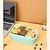 billige Camp Kitchen-silikon sammenleggbar lunsjboks / mikrobølgeovn - sikker camping middagstallerken bento boks / kjøleskap oppbevaringsboks  &amp; matbeholder
