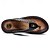 cheap Dress Sandals-Men&#039;s Vintage Brown Faux Leather Flip Flops - Handmade Open-Toe Summer Sandals with Non-Slip Sole for Beach, Travel and Casual Wear