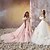 abordables Robes à Fleurs pour Filles-Robe de Demoiselle d&#039;Honneur Fille Fille Robe de première communion Robe de Soirée Mariage Soirée Princesse Doux Noël Carnaval Froncé Couleur Unie Sans bretelles Col Rond Blanche Rose Claire 4 ans et