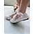 ieftine Casual-pantofi de mireasă din dantelă albă cu legături de panglică - pantofi de mireasă eleganți pentru femei, cu broderie florală