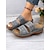 cheap Women&#039;s Sandals-Women&#039;s White Slip-On Sandals with Floral Cut-Out Design Comfortable Sole and Casual Style for Summer Wear and Daily Outings