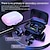 cheap TWS True Wireless Headphones-Sport Bluetooth 5.3 Headphones Noise Cancelling Wireless Headsets Gaming Earphones Not in Ear Stereo Earbuds Led Power Display Charging Case for Smartphone