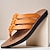 billiga Semester Sandaler-casual flip-flop sandaler i konstläder för män – bekväma stringtrosor med axelbandsdesign för sommarstrandkläder och dagligt bruk