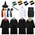 baratos Trajes para meninos-Harry mágico Sonserina Lufa-lufa Traje Cosplay Roupa Clássico Cosplay filme for Para Meninos Para Meninas Crianças Natal Carnaval Baile de Máscaras Festa de Solteira