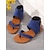 billiga Semester Sandaler-slip-on sandaler i grön mocka för kvinnor med bekväm design – avslappnade skor för sommar, strand och vardagsutflykter