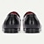 abordables Mocassins en cuir de qualité supérieure-Mocassins en cuir de vachette perforé de qualité supérieure pour hommes - chaussures à enfiler respirantes pour les affaires et les loisirs