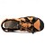 abordables sandalias de exterior-Sandalias de exterior con punta cerrada para hombre: diseño duradero de gamuza y malla con correas ajustables, suela antideslizante, perfectas para caminatas y aventuras de verano.