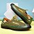 abordables Chaussures sans lacets &amp; mocassins-Homme Mocassins et Slip On Mocassins de confort Maille Microfibre Confortable Antidérapantes Mocassins Noir Bleu Marron