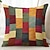 billige Vintage stil-geometrisk pynteputetrekk 1 stk mykt firkantet putetrekk putetrekk for soverom stue sofa sofastol