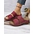 cheap Women&#039;s Sandals-Women&#039;s White Slip-On Sandals with Floral Cut-Out Design Comfortable Sole and Casual Style for Summer Wear and Daily Outings