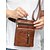 tanie Torby męskie-męska skórzana torba typu crossbody w stylu vintage w kolorze brązowym – wielokieszeniowa torba na ramię do podróży, pracy i codziennego użytku, kolor czarny, brązowy, kawa