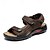 abordables sandales d&#039;extérieur-sandales de randonnée en similicuir marron clair pour hommes - bretelles réglables, conception respirante, semelle antidérapante, chaussures d&#039;été confortables pour le trekking et les aventures en plein air