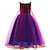 economico Costumi per bambine-Frozen - Il regno di ghiaccio Principessa Anna Vestito Costume Abito da damigella Costumi a Tema Film e TV Cosplay di film for Ragazze Bambini Carnevale Giornata mondiale del libro Performance Festa