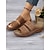 cheap Women&#039;s Sandals-Women&#039;s White Slip-On Sandals with Floral Cut-Out Design Comfortable Sole and Casual Style for Summer Wear and Daily Outings