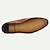 cheap Premium Leather Loafers-Men&#039;s Premium Cowhide Leather Loafers - Crocodile Pattern with Metal Bit Decoration for Formal and Business Wear