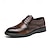 ieftine Formal-pantofi oxford din piele artificială brogue pentru bărbați – design clasic cu șireturi pentru evenimente formale, afaceri și nunți
