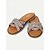 baratos Chinelos de slide-sandálias rasteiras femininas boêmias com strass – chinelos de praia brilhantes com tiras cruzadas para o verão e uso casual