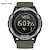 voordelige Digitaal Horloge-NORTH EDGE Heren Digitale Horloge Buiten Sport Kompas Stopwatch Alarm Klok Datum Nylon Band Horloge