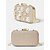 voordelige Clutches &amp; Avondtasjes-dames 3d bloemen clutch met parel accenten en gouden ketting – stijlvolle avondtas voor bruiloften, feesten en formele gelegenheden zilver zwart goud