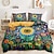 economico 100% cotone-set copripiumino floreale botanico - include copripiumino e federe - design elegante e ispirato alla natura - tessuto morbido e confortevole - perfetto per l&#039;arredamento della camera da letto