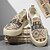 billige Slip-on casual sko-Slip-on sneakers i canvas i sydvestlig mønster – komfortable, stilfulde fritidssko til hverdagsbrug