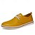 cheap Semi-Formal-Men&#039;s Casual Lace-Up Shoes – Vibrant Faux Leather Upper, Lightweight Design, Non-Slip Sole, Perfect for Everyday Wear and Summer Outings