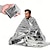 abordables Bâche de camping-couvertures d&#039;urgence couverture thermique mylar (1 paquet) de couverture spatiale géante, couvertures de survie équipement de camping robuste, premiers secours