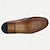 abordables Mocassins en cuir de qualité supérieure-Mocassins en cuir de vachette perforé de qualité supérieure pour hommes - chaussures à enfiler respirantes pour les affaires et les loisirs