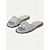baratos Chinelos de slide-sandálias rasteiras femininas boêmias com strass – chinelos de praia brilhantes com tiras cruzadas para o verão e uso casual