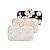 voordelige Clutches &amp; Avondtasjes-dames 3d bloemen clutch met parel accenten en gouden ketting – stijlvolle avondtas voor bruiloften, feesten en formele gelegenheden zilver zwart goud